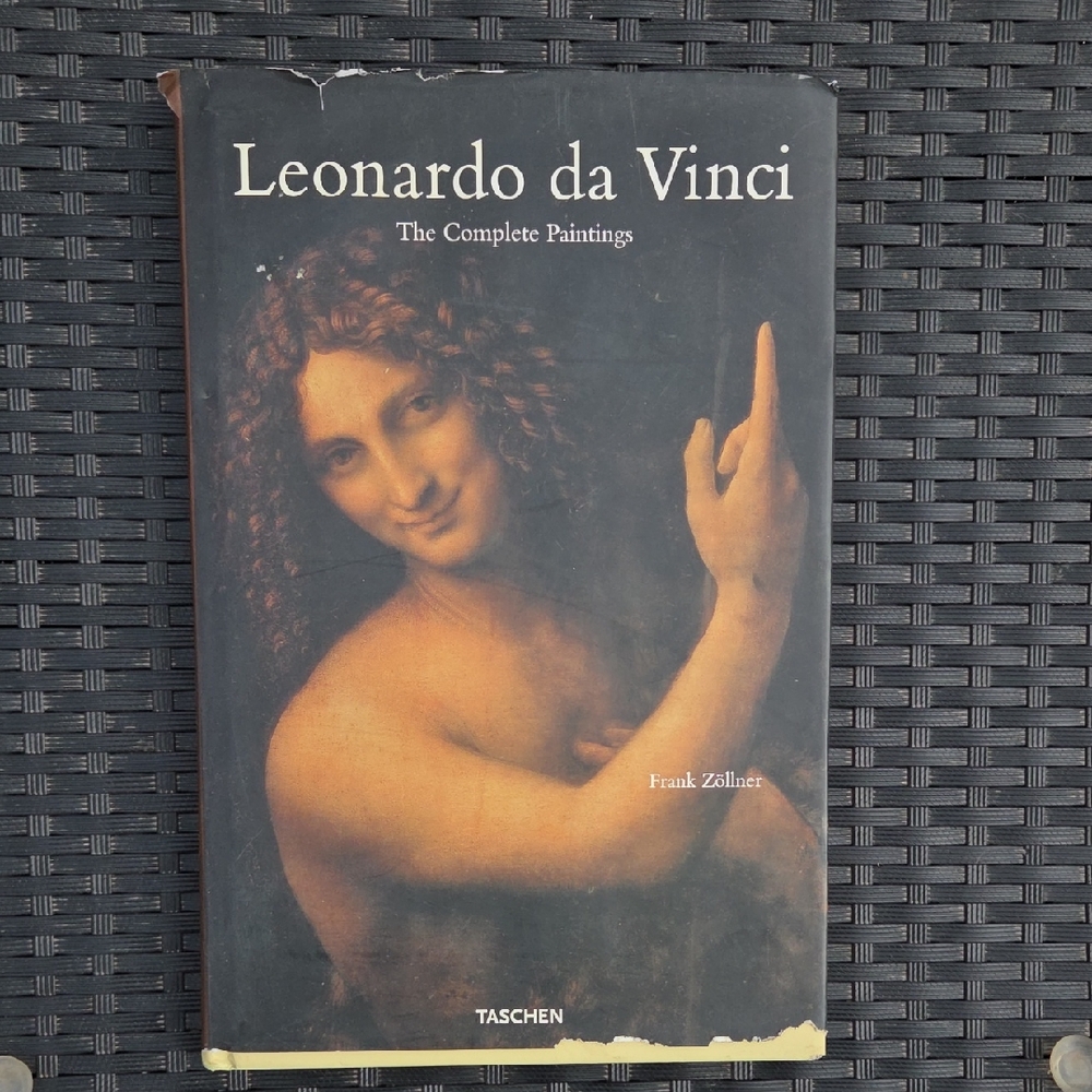 Taschen Leonardo da Vinci: The Complete Paintings - Black and Brown Cover